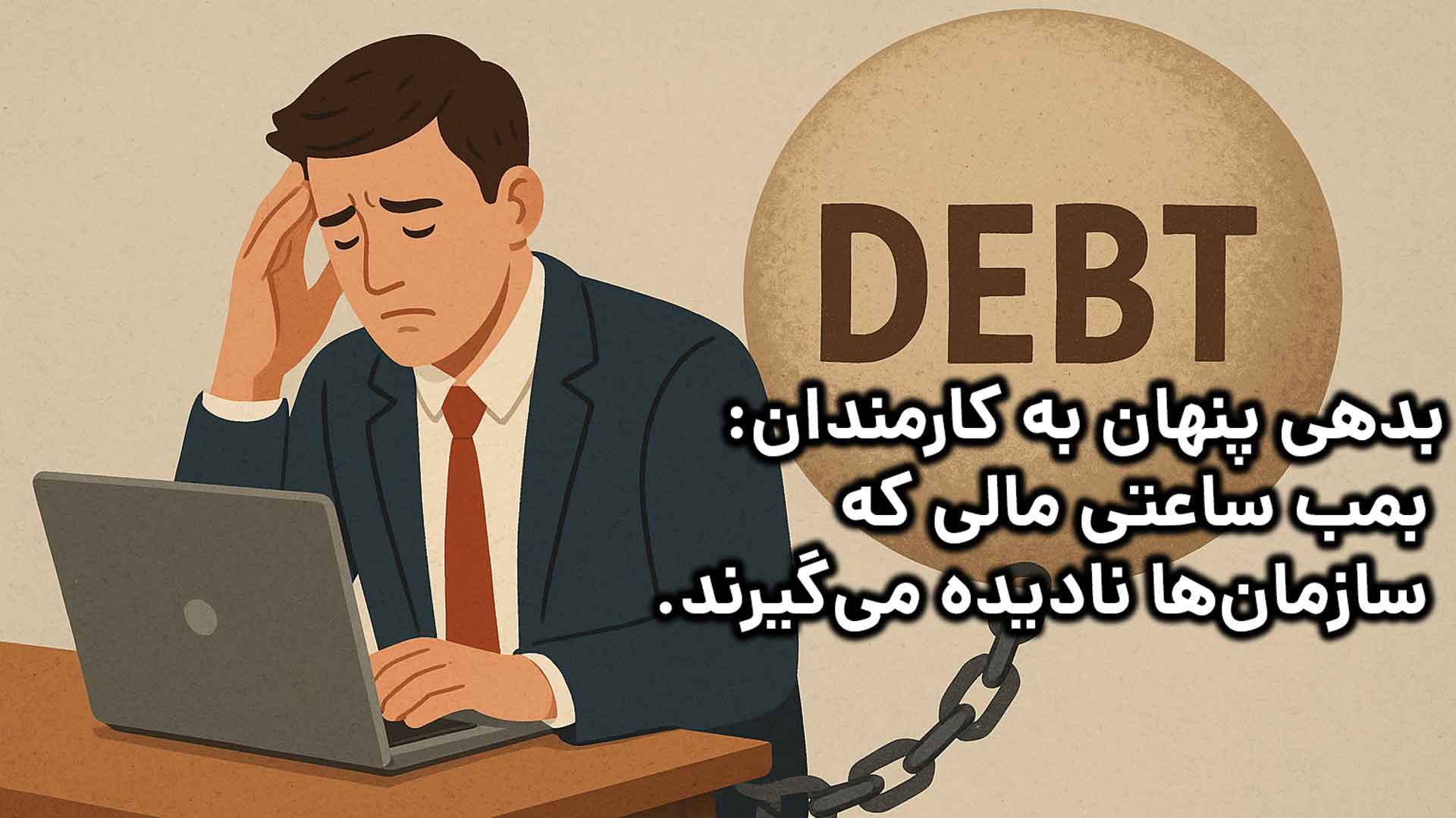 بدهی پنهان به کارمندان: بمب ساعتی مالی که سازمان‌ها نادیده می‌گیرند.